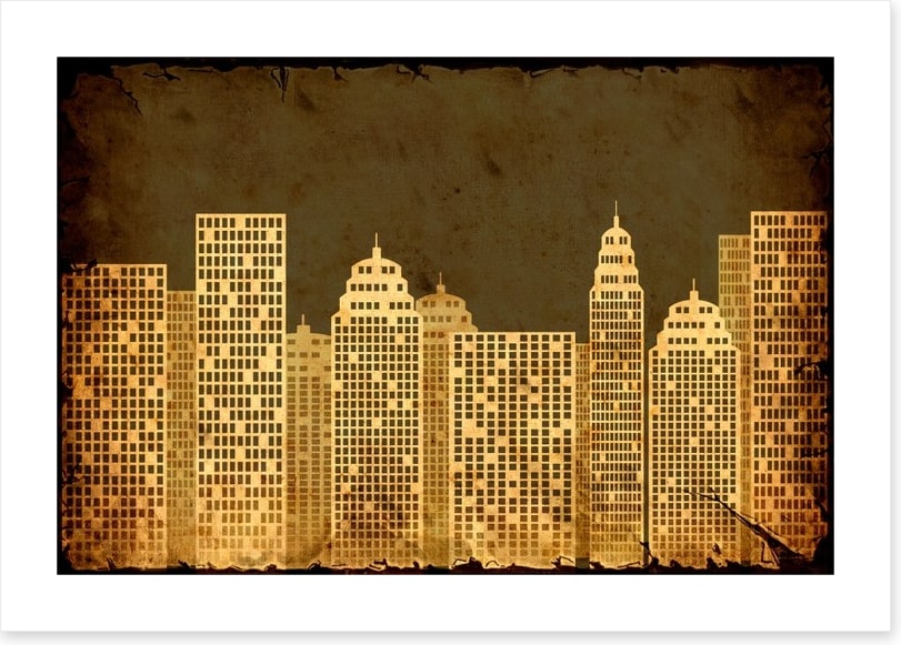 Deco skyline