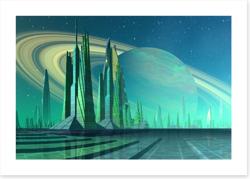 Twin planet city