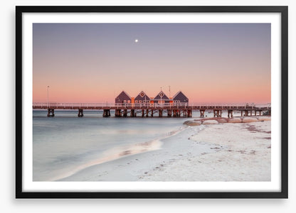Busselton Jetty moonrise