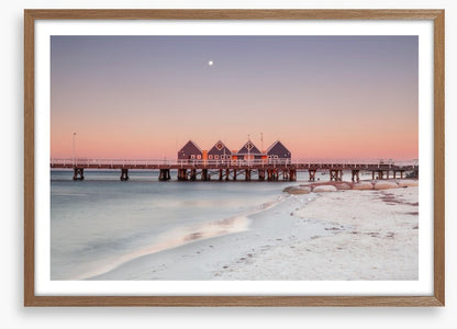 Busselton Jetty moonrise