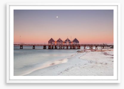 Busselton Jetty moonrise