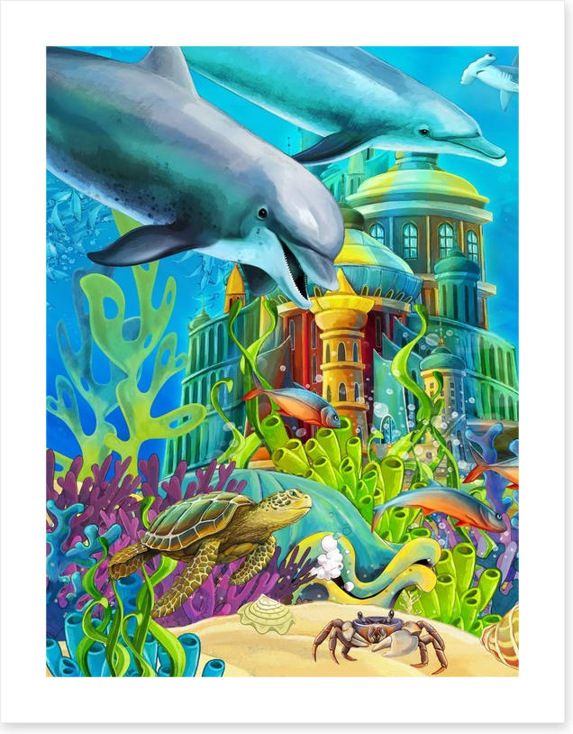 The underwater castle