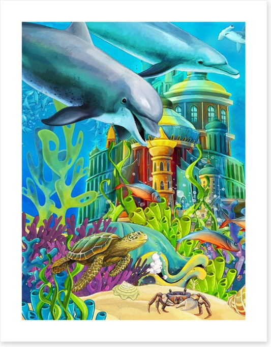 The underwater castle