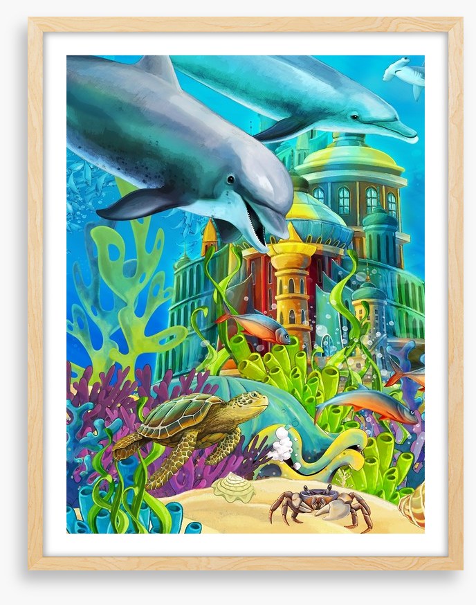 The underwater castle