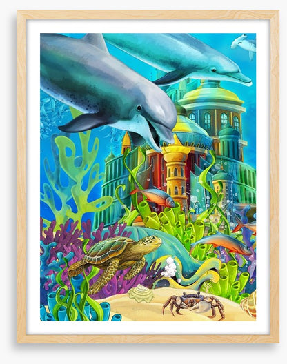 The underwater castle