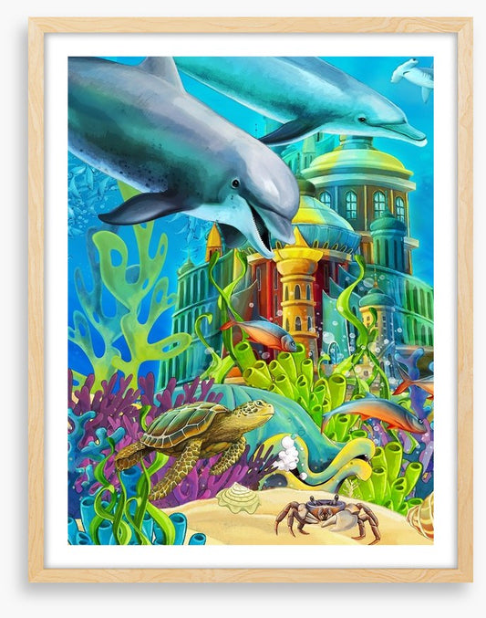 The underwater castle