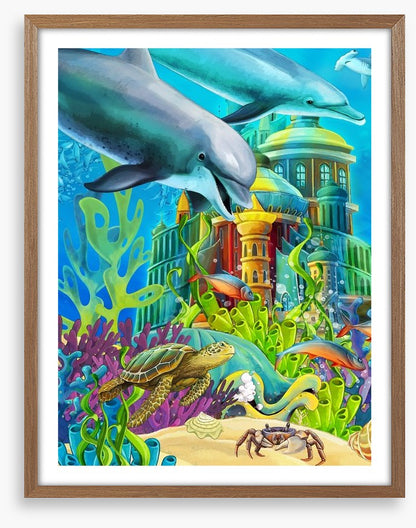 The underwater castle