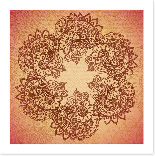 Mehndi mandala