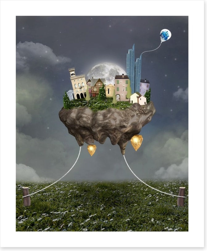 The flying town