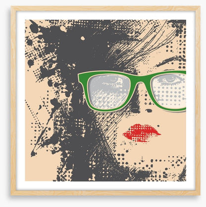Green glasses