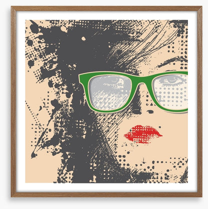 Green glasses