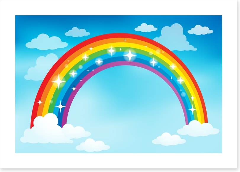Rainbow sparkle