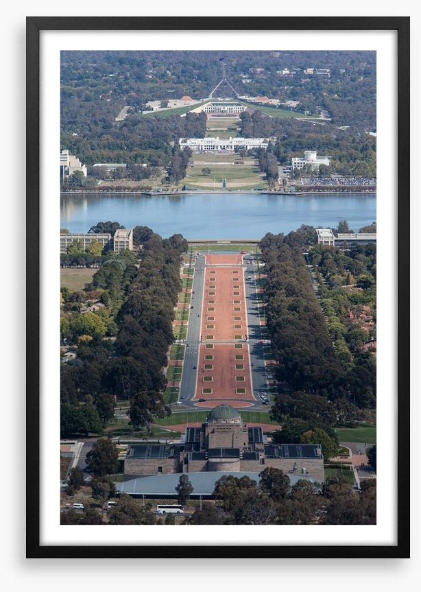 Anzac Parade aerial