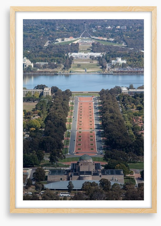 Anzac Parade aerial