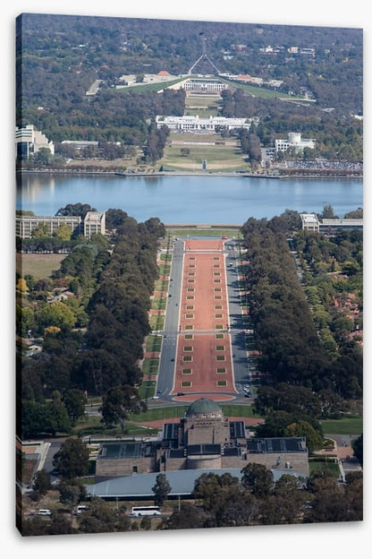 Anzac Parade aerial