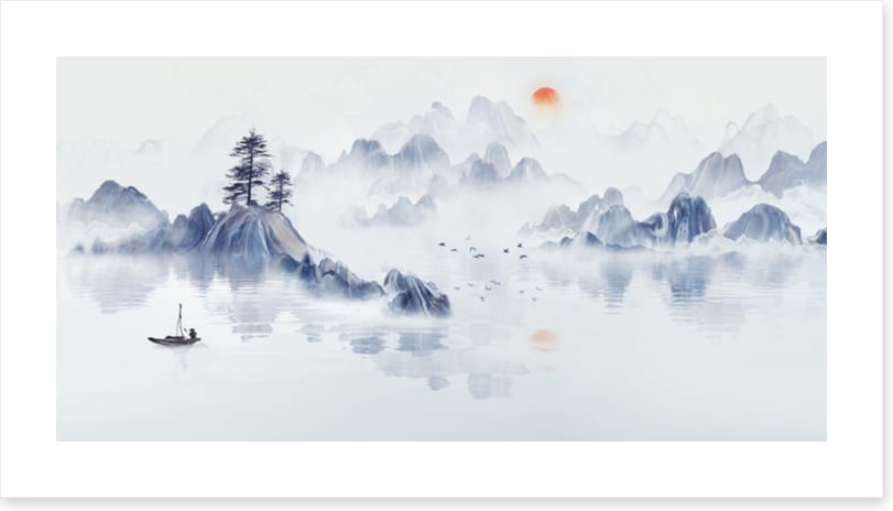 Fishing in the reflections