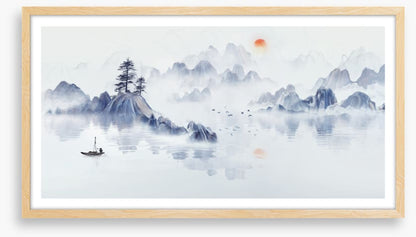Fishing in the reflections