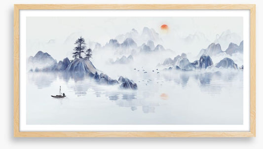 Fishing in the reflections