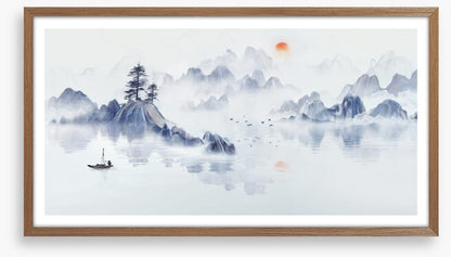 Fishing in the reflections