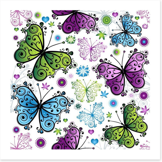 Butterfly swirls