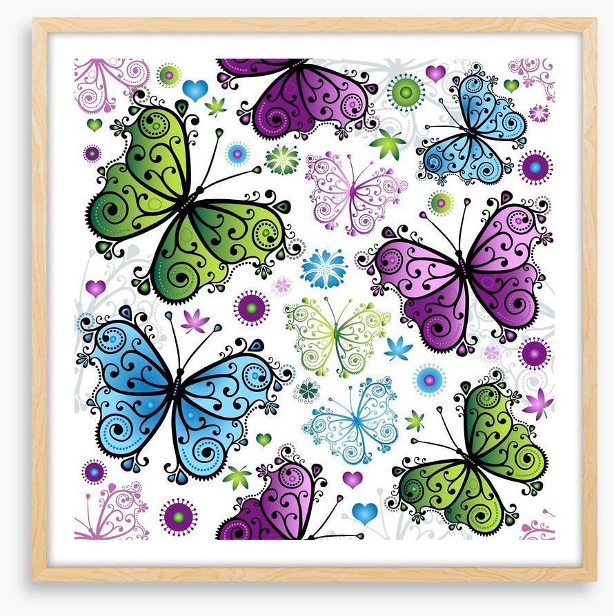 Butterfly swirls