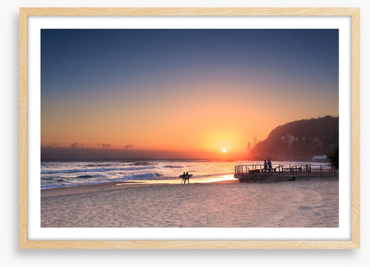 Sunset at Burleigh Heads