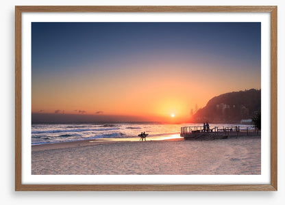 Sunset at Burleigh Heads