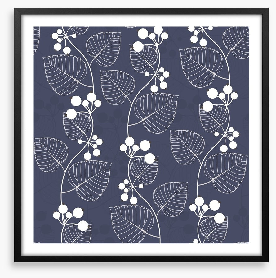 White berry leaves