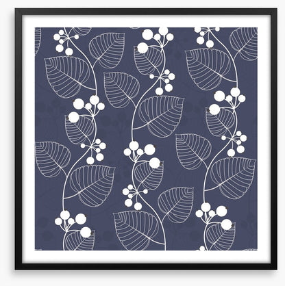 White berry leaves