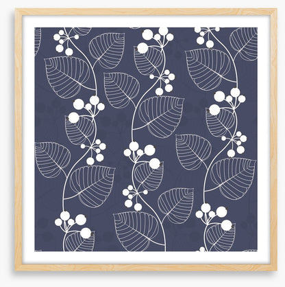 White berry leaves