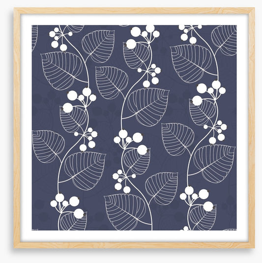 White berry leaves