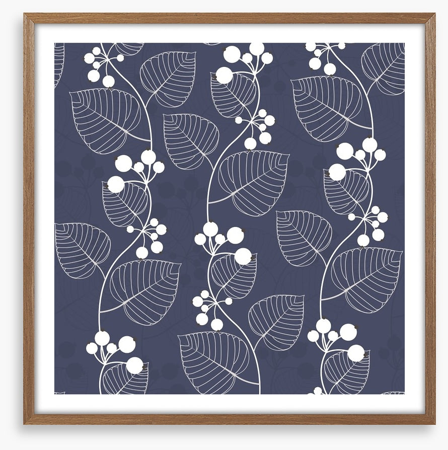 White berry leaves