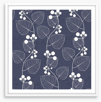 White berry leaves