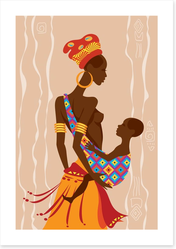 Zulu mother and child