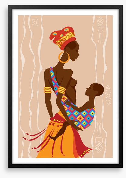 Zulu mother and child