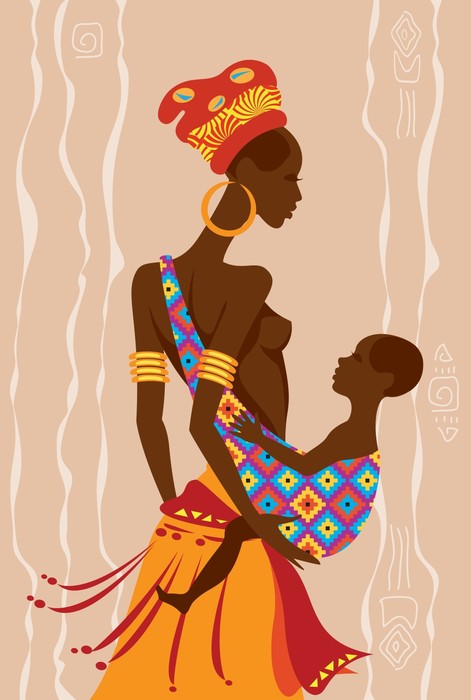 Zulu mother and child