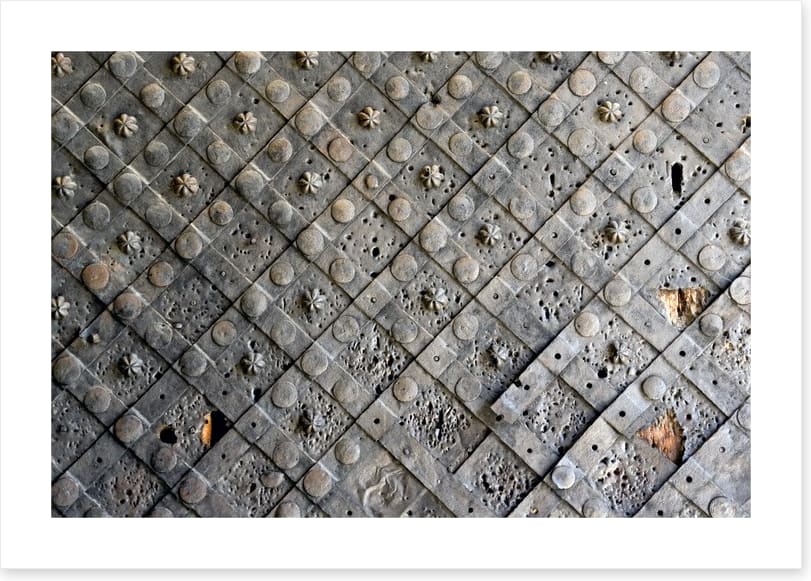 Ancient iron door
