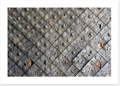 Ancient iron door