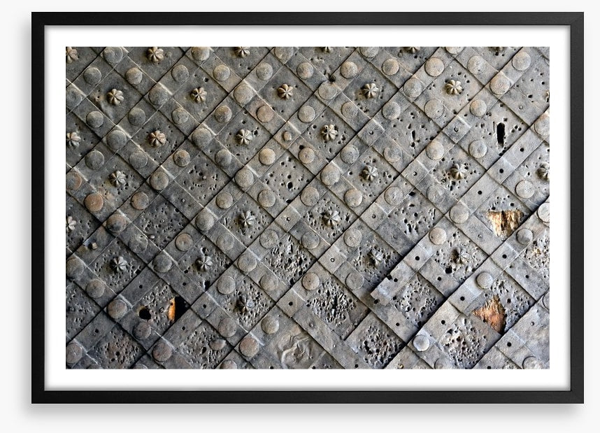 Ancient iron door