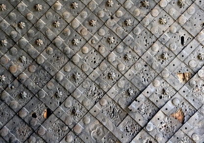 Ancient iron door