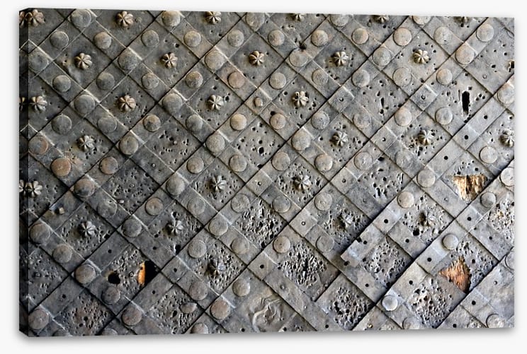 Ancient iron door