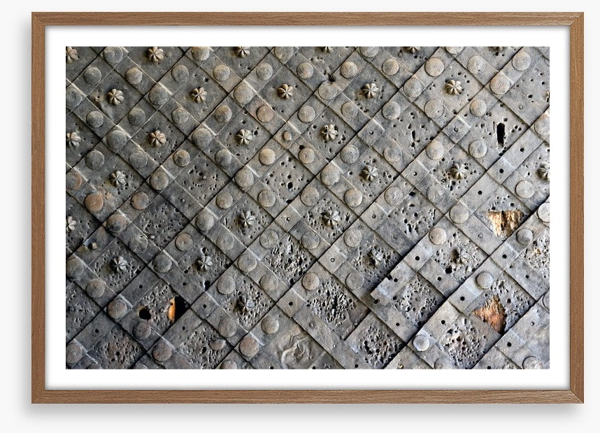 Ancient iron door