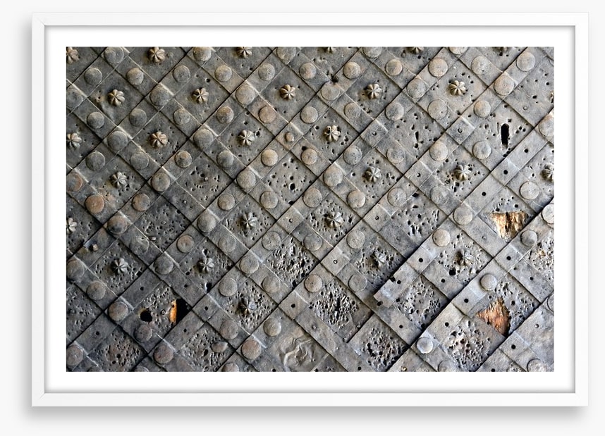 Ancient iron door