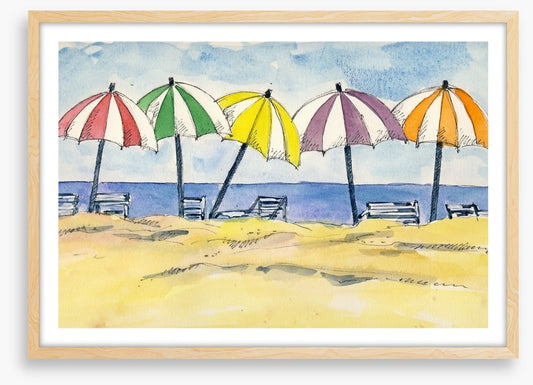 Umbrellas at the beach