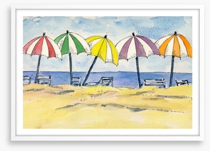 Umbrellas at the beach