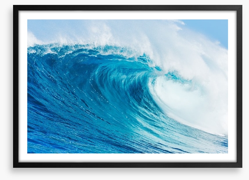 Blue barrel wave