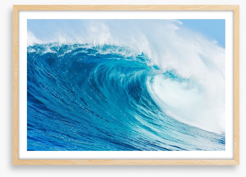 Blue barrel wave