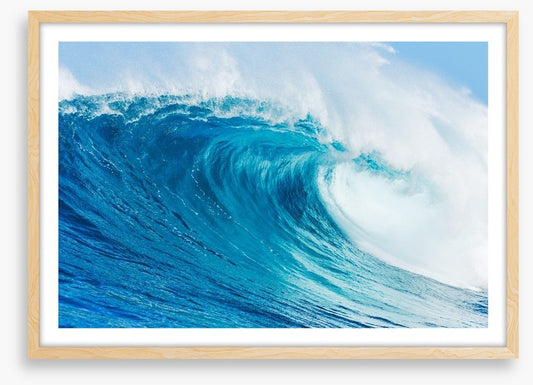 Blue barrel wave