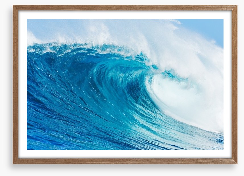 Blue barrel wave