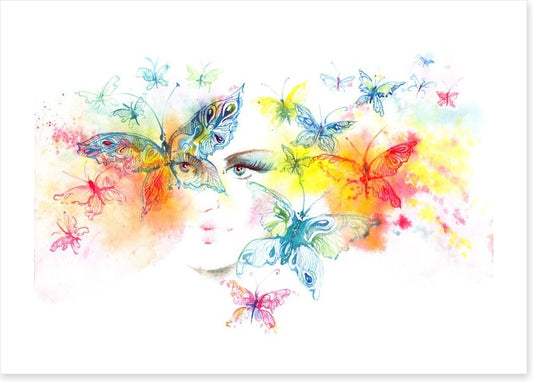 The butterfly girl